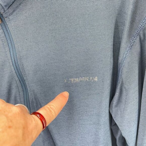 Columbia Mens Pullover Sweatshirt Half Zip Long Sleeve Navy Blue Size Small - Picture 8 of 11